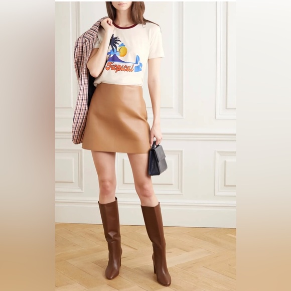 DOLCE & GABBANA "Tropical" Printed Ivory Cotton T-shirt Sz 46 IT/10 US - Picture 2 of 12